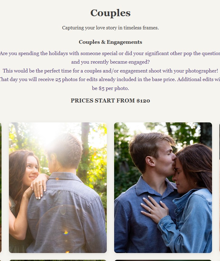 MiaBelleB Photography - Couples & Engagement Photography